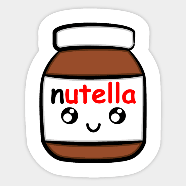 Nutella Fun Sticker by TeaShirts